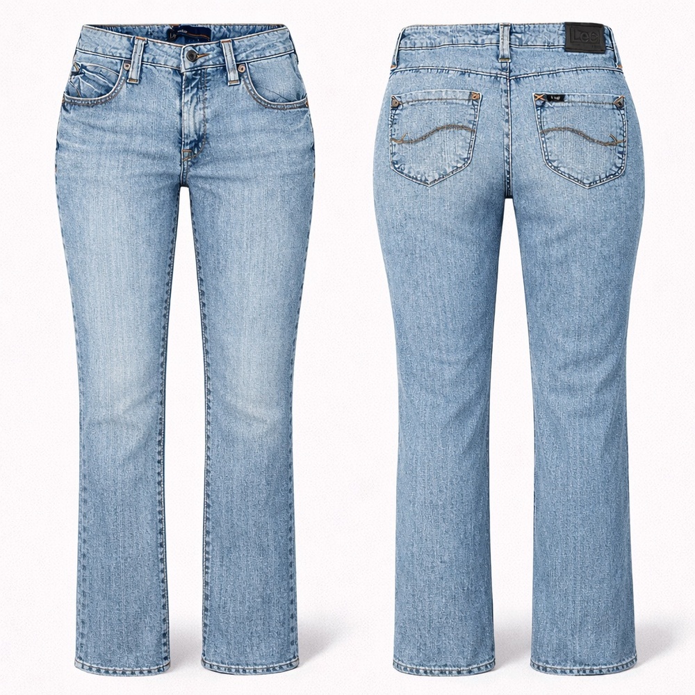 Lee X-Line Jeans Denim Straight Light Wash‎
